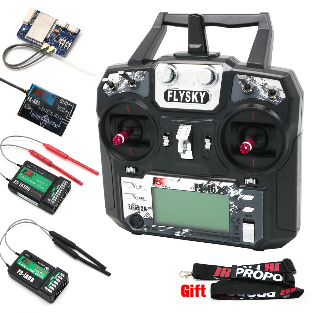 Drone Racing Transmitter - FLYSKY FS-i6X FS i6X 10채널 2.4GHz