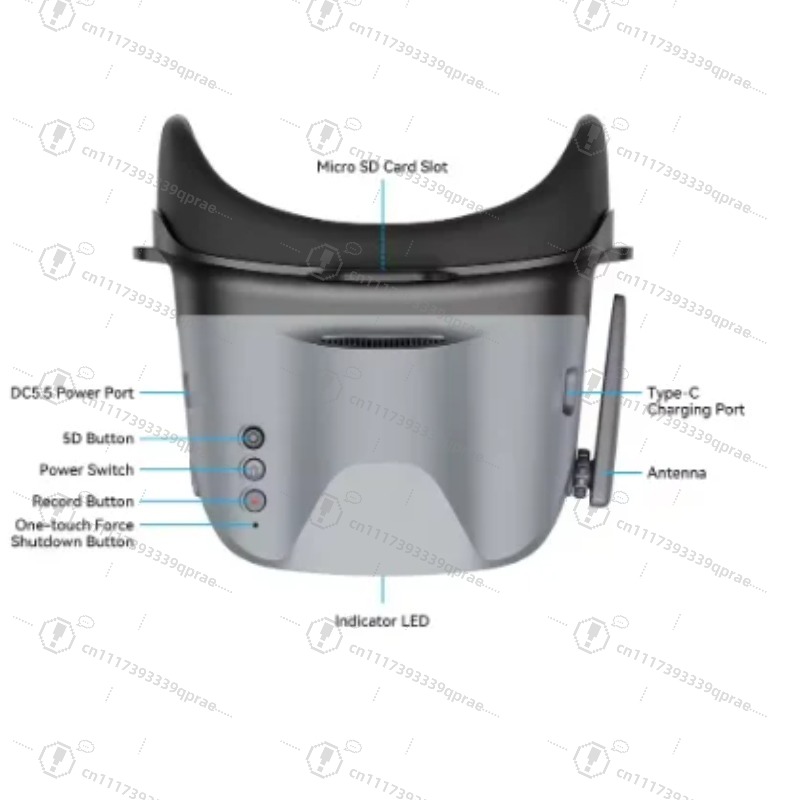 Drone Racing Goggles - 아날로그 FPV 고글 BETAFPV VR04 4.3인치