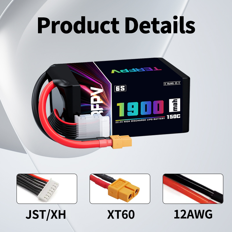 1/2Pcs TERFPV Lipo 6S 1900mAh  - Drone Racing Battery 리뷰 및 가격