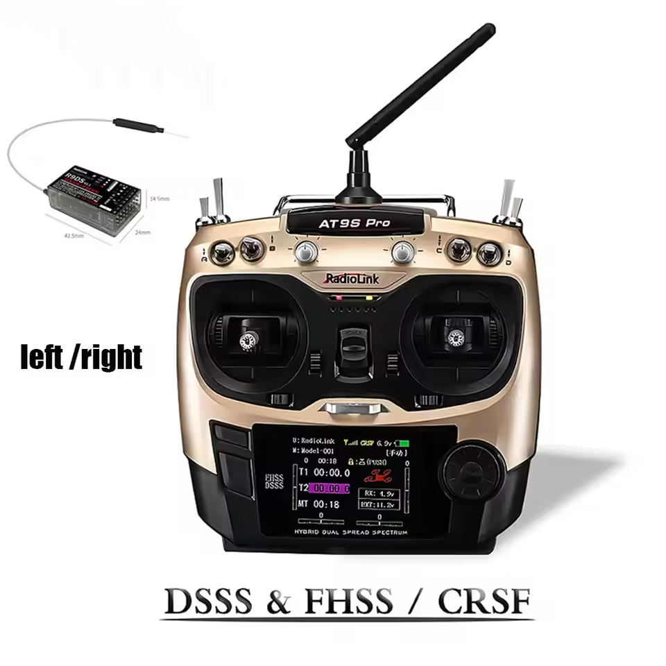 Radiolink AT9SPro 12CH 2.4G DS - Drone Racing Battery 리뷰 및 가격