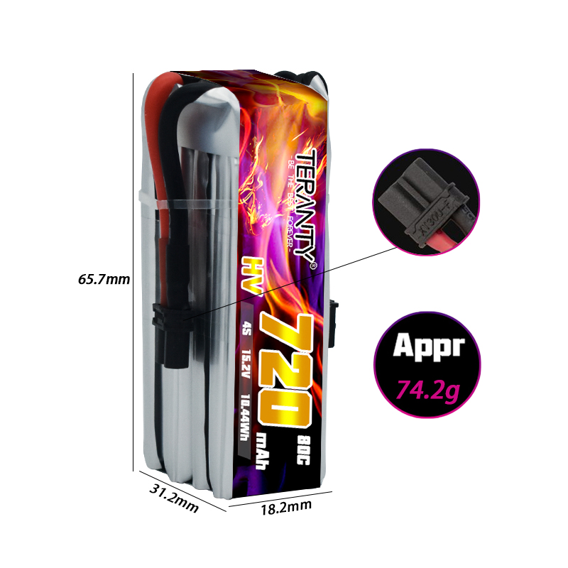 TERANTY 720mAh 4S 15.2V HV Lip - Drone Racing Battery 리뷰 및 가격